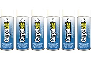 10 Oz. CarpetAid+ Carpet Stain Remover & Spot Cleaner (Pack of 6 Cans): Easily and Effectively Remove Food, Drink, Dirt, Mud,