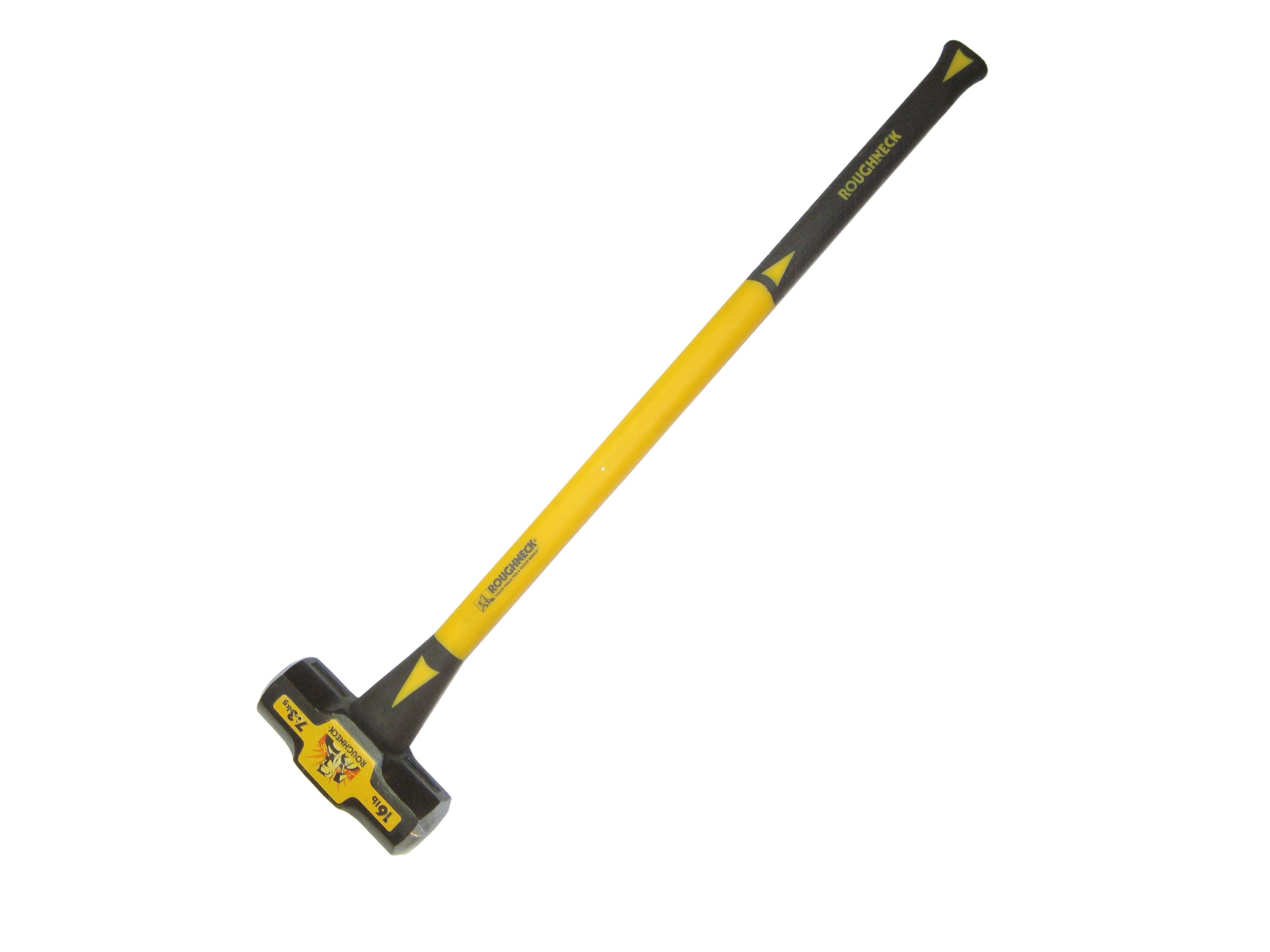 Roughneck ROU65636 Sledge Hammer Durable Fibreglass Handle with Shock Absorbing Grip 16lbs/7.3 kg