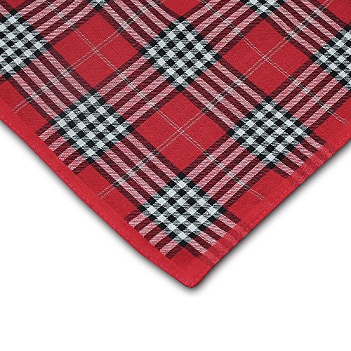 Selected Hanky 100% Cotton Men's Handkerchief 6 Piece Gift Set