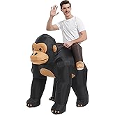One Casa Inflatable Costume Adult,Blow Up Gorilla Suit,Ride On Halloween Costumes for Men Women
