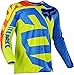 Fox Racing 180 Nirv Youth Boys Off-Road Motorcycle Jerseys - Yellow/Blue / X-Large