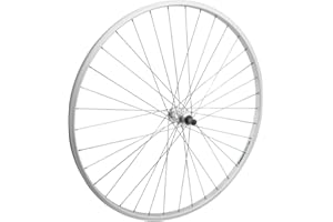 WheelMaster 27 x 1-1/4 Rear Bicycle Wheel, Freewheel, Silver 36H