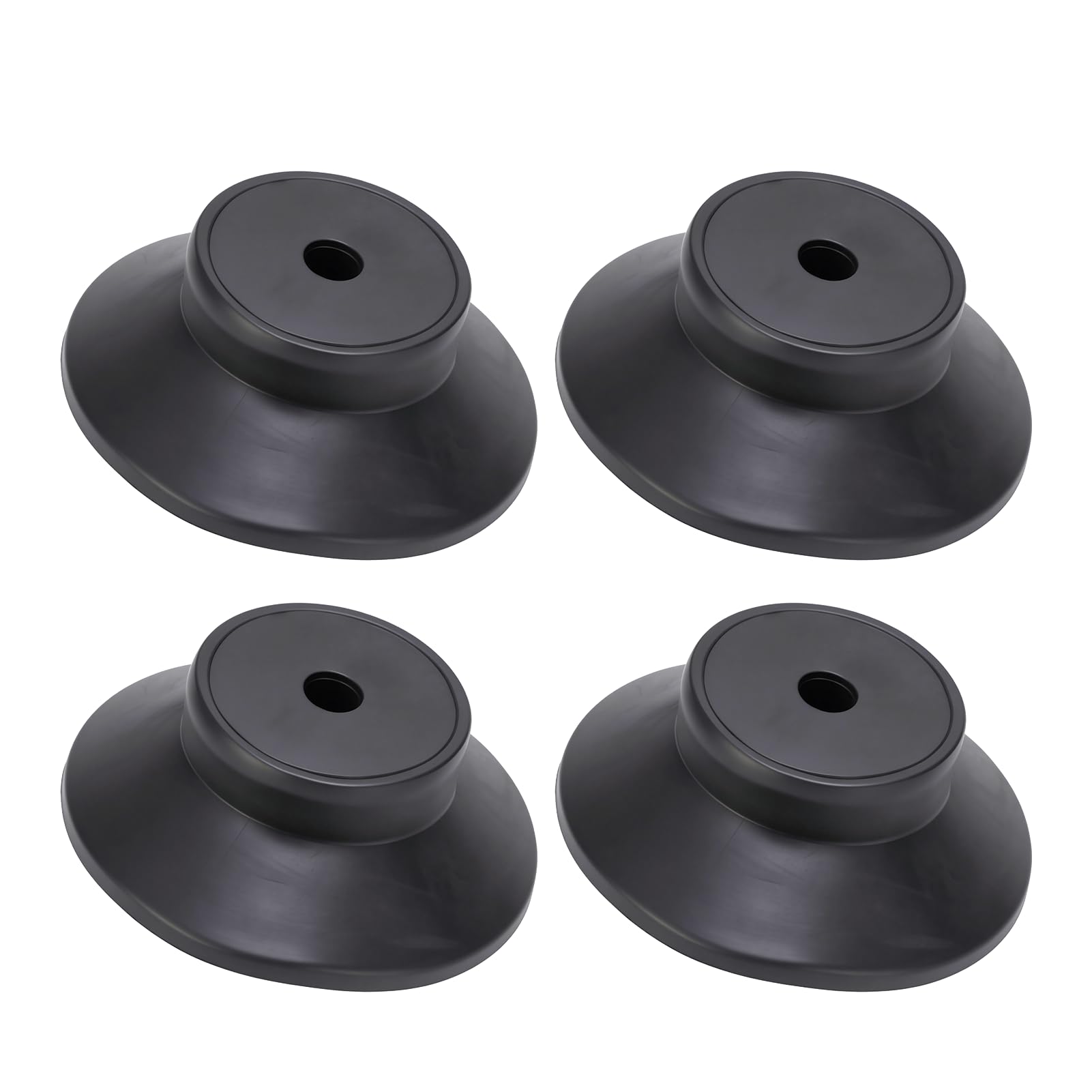 Natudeco 4PCS Shock Absorption Rubber Cushion Air Compressor Foot Pad Kit for Vacuum Pump Oil Free Small Air Compressor Accessories