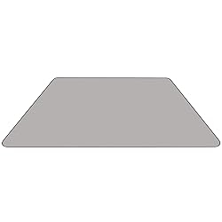 Flash Furniture Wren 22.5''W x 45''L Trapezoid Grey