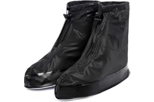 Waterproof Shoe Covers, Rain Shoe Covers Transparent Reusable Non Slip Shoe Cover for Outdoor Women and Men