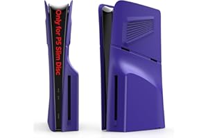 INNOAURA Plates for P5 SIim Disc Edition, Faceplate with Cooling Vents, Anti-Scratch Dustproof Protective Cover for P5 Slim Disc Edition (Purple)