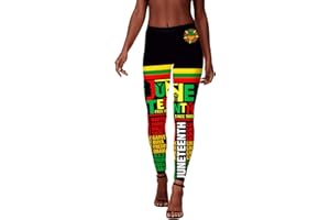 AOBUTE Womens Juneteenth Leggings LGBT Pride Legging Tights