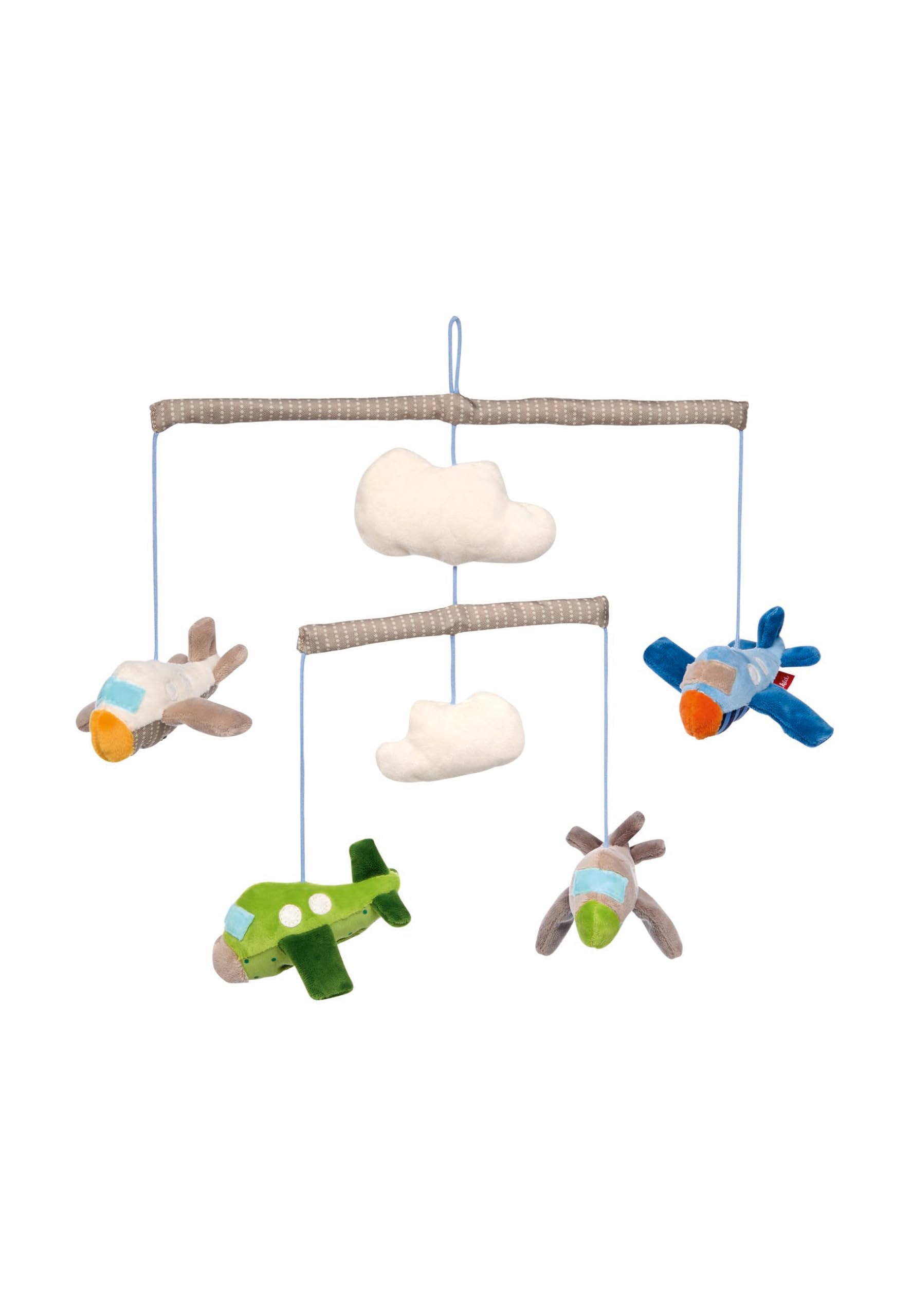 Sigikid 42535 Mobile Planes Hangons Girls and Boys Baby Toy Recommended from Birth Multi-Coloured