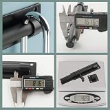 Sayayo Heavy Duty Slide Gate Latch Bolt 180mm SUS304 Matte Black view 7