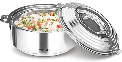 MILTON Galaxia 2500 Insulated Stainless Steel Casserole 2500 ml Silver
