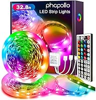 Phopollo Led Strip Lights Color Changing Flexible 5050 RGB
