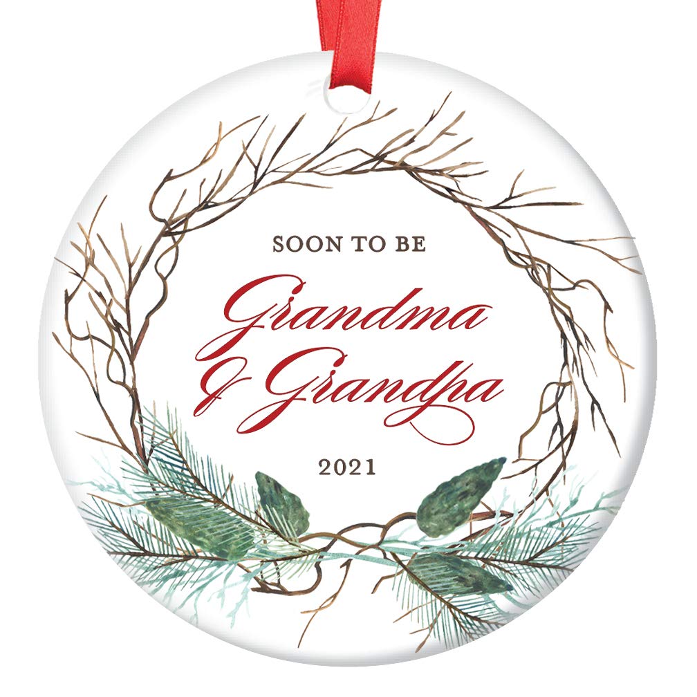 pregnancy announcement ornament for grandparents