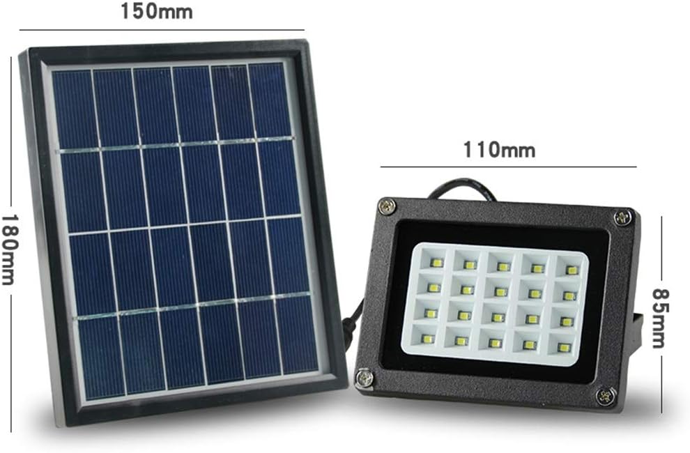 H-XH Solar Foco Proyector LED,IP65 A Prueba De Agua para La ...