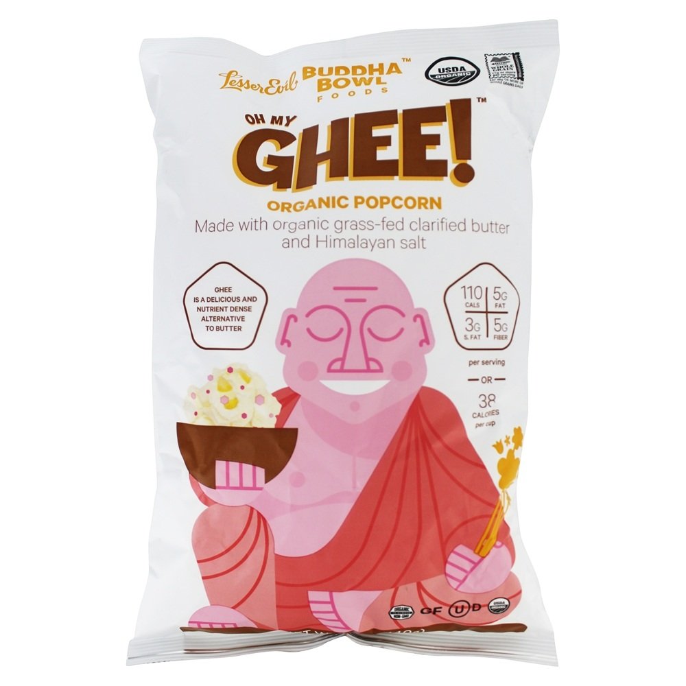 Lesser Evil Popcorn Oh My Ghee Org, 5 Oz
