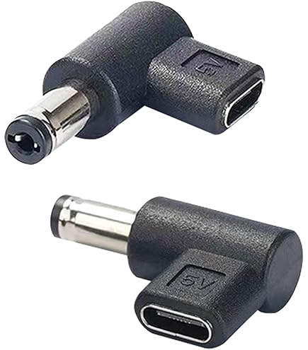 22AWG Type C Adaptateur Secteur Type C USB Mâle à DC 5.5x2.1mm Connecteur Femelle Charge Baril Jack Adaptateur D'alimentation USB C 5V Connecteur