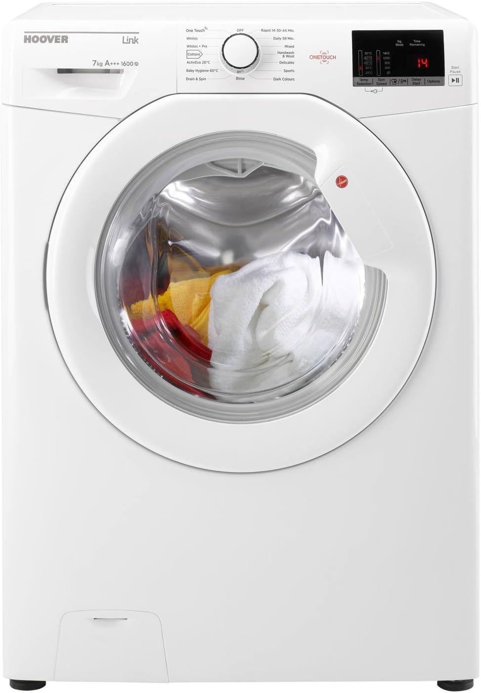Hoover Link HL1672D3 A+++ 7kg 1600 Spin 15 Programmes Washing Machine