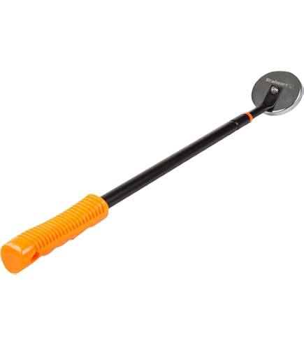 Outil Télescopique Magnétique Avec Aimant Puissant (16 Lb De Force) - Tige Extensible En Acier, Set Portable