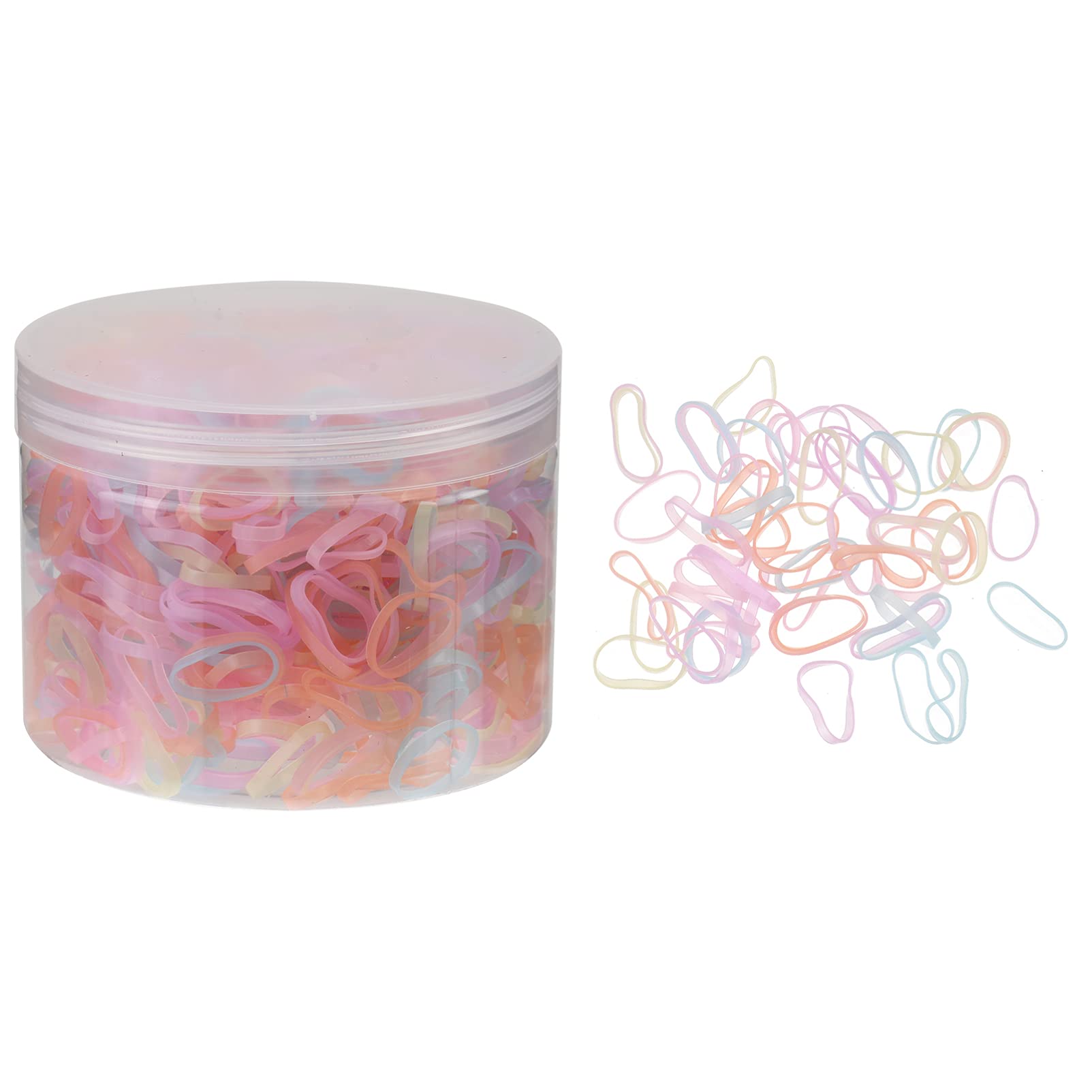 1 Box of Elastics Rubber Band for DIY Puppy Cat Dog Hair Bows Grooming Top Knots Grooming Accessories