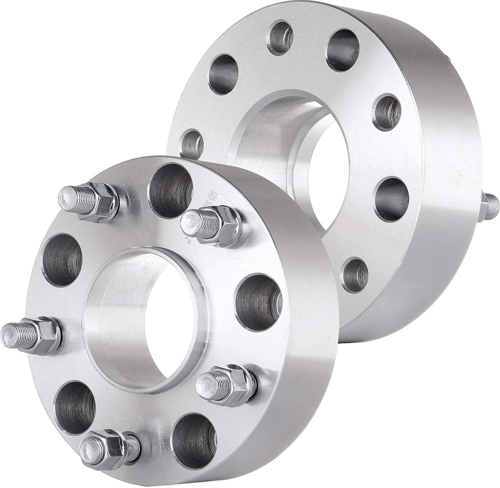 2X 9/16 UNF Studs 5 Lug Wheel Spacer 2 5x5.5 to 5x5.5 Fits Dodge