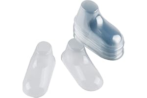 Z-Color 100pcs Clear Plastic Baby Feet Display Showcase,Shoe Trees,Baby Booties, Shoes and Socks