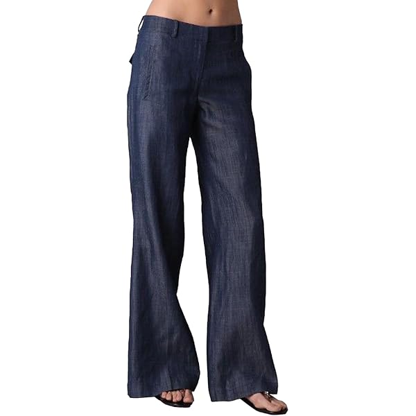 womens dress pants that fit like jeans Linen Short-Sleeve Scott Shirt Navy Floral Print main image 1