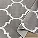 Sweethome King Collection Grey Moroccan Trellis Design (5'3