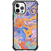 CASETiFY Ultra Impact Case for iPhone 12 Pro Max - Trippy by Oh So Graceful - Clear Black