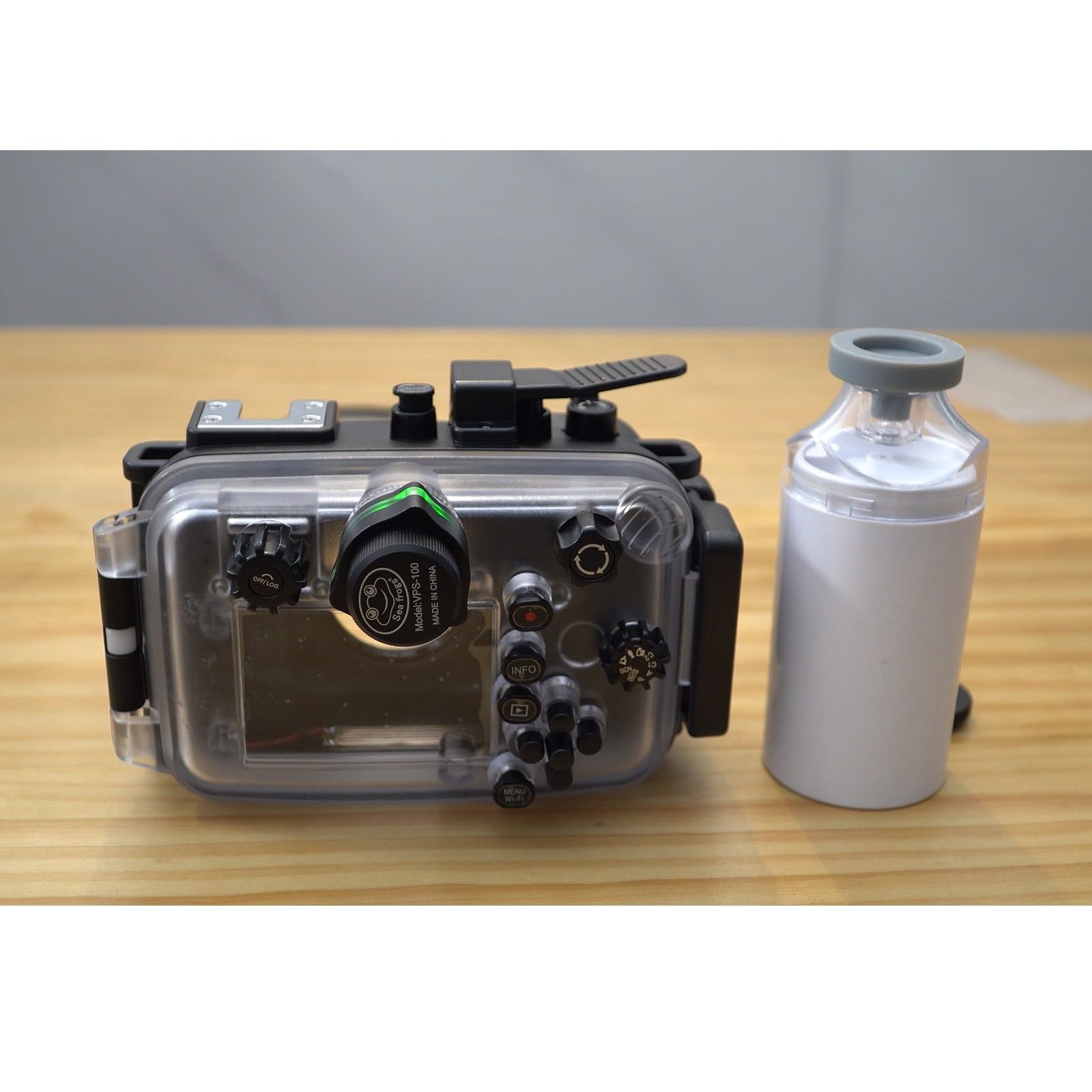 HOLAFOTO VT-100 Electric Vacuum Pump for Seafrog VPS-100 Vacuum Leak Check System, Replacement for VP-100 Manual Pump Handle