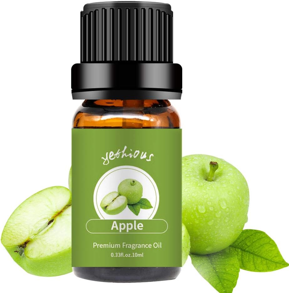 yethious アップルエッセンシャルオイルオーガニックピュアエッセンシャルオイルアロマセラピーギフトオイル10ml