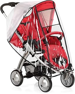 Kinderwagen Regenschutz,Gobesty Universal Regenschutz,Buggy Regenschutz,Regenverdeck Buggy Sportwagen mit Doppel-Reißverschluss Sichtfenster,Waschbar Tragbare,Gute Luftzirkulation,Schadstofffrei