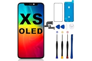 SIMDOG [NOT LCD] for iPhone Xs Screen Replacement OLED 5.8 inch (A1920, A2097, A2098, A2100),3D Touch Screen Display Digitizer Repair Kit Assembly with Complete Repair Tools,Installation Tutorial
