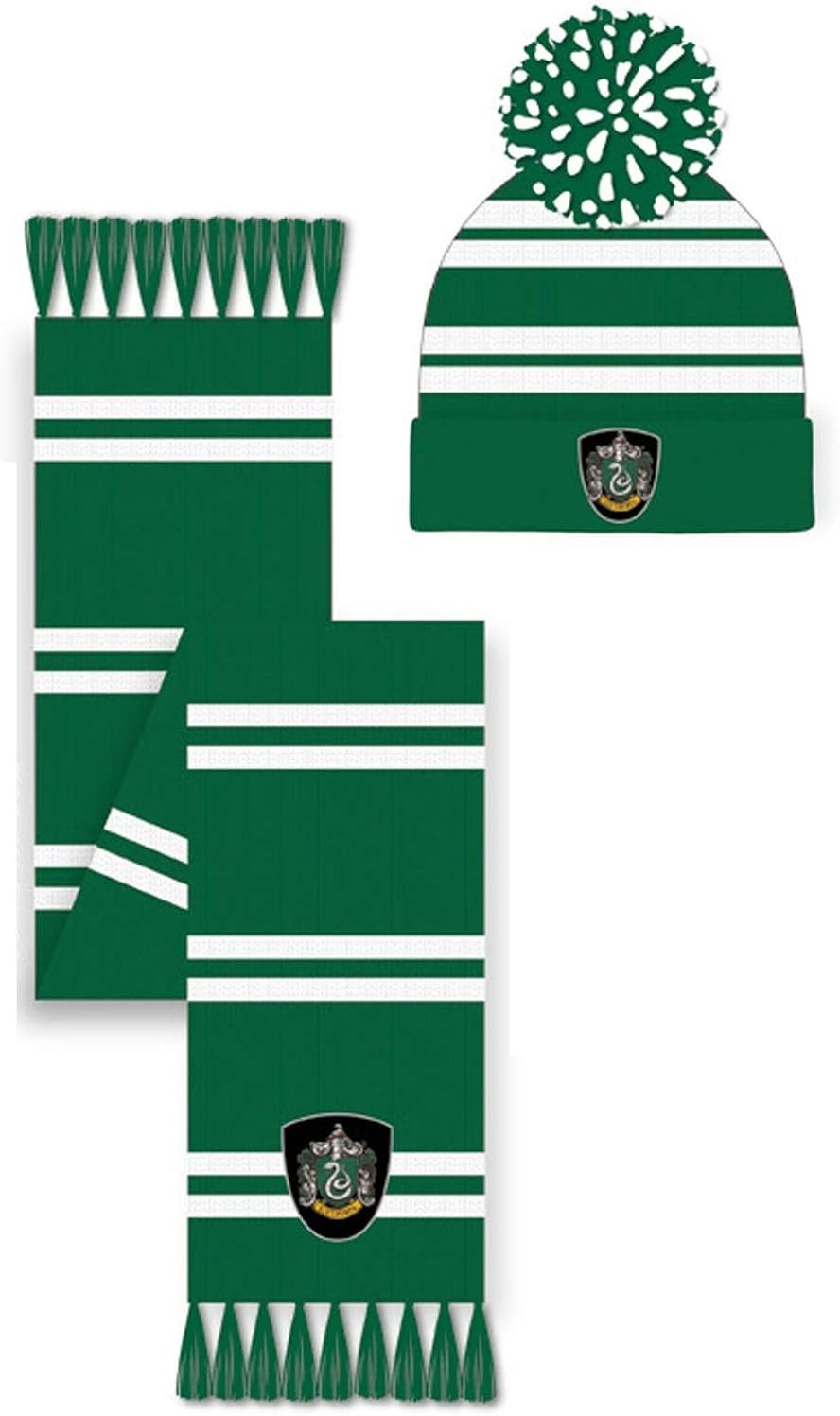 Harry Potter Slytherin Hat \u0026 Scarf Set 