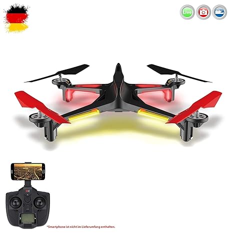 Ferngesteuerte Drone für Anfänger Wi-Fi Fpv Kamera Training Quadcopter mit Headless-Modus One Key Return Einfache Bedienung R