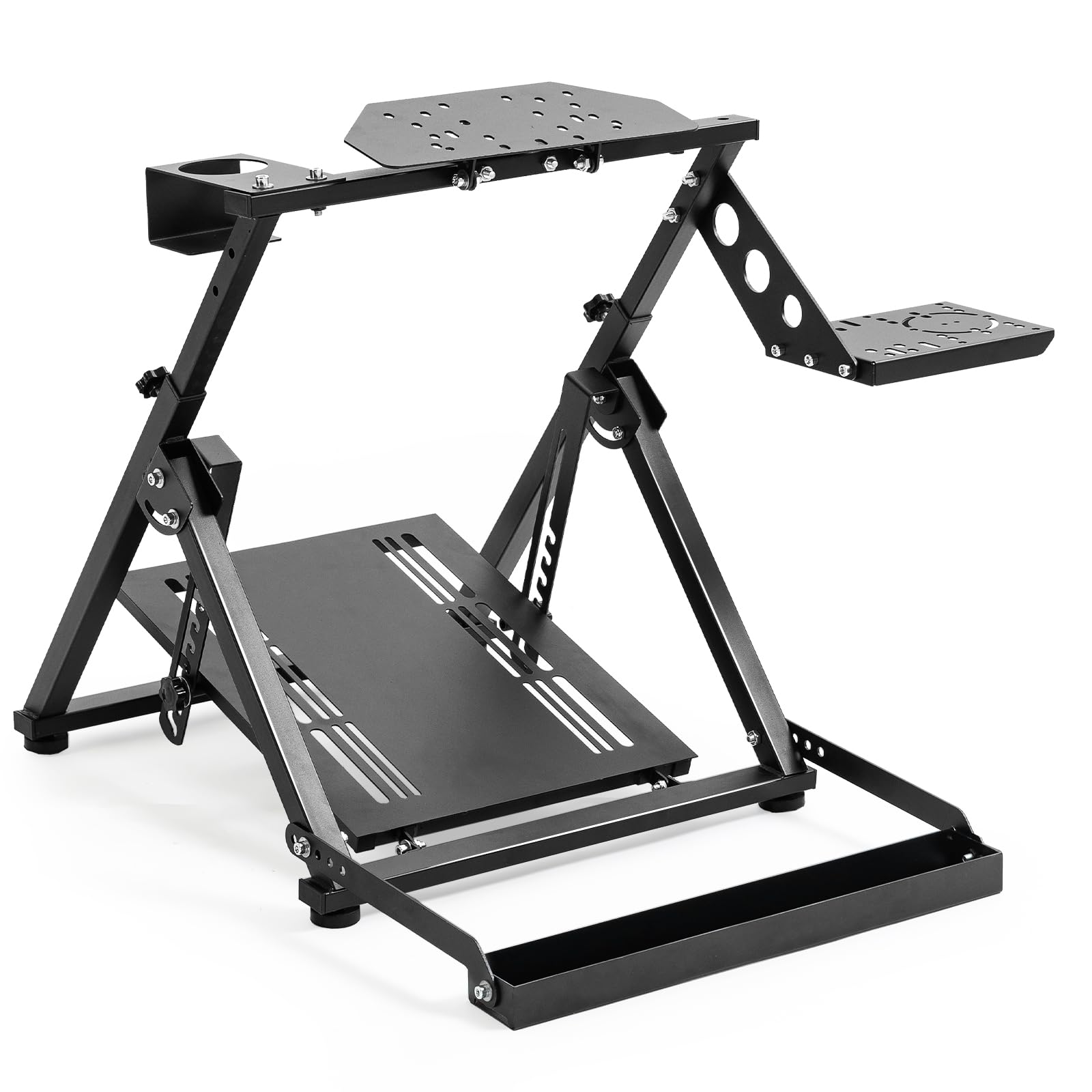 Photo 1 of Marada X Frame Steering Wheel Stand Racing Sim Cockpit with Seat Slot Fit for Logitech G25 G27 G29 G920, for Thrustmaster T300 T248, for Fanatec, No Pedal & Shifter