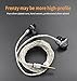 KZ ZS3 ZS5 0.75mm 2 pin Upgrade Silver Plate Replacement Earphones Cable for KZ Earphones (ZST Silver Cable)