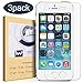 [3 Pack] iPhone 5 Screen Protector, IVVO Premium Tempered Glass Screen Protector for iPhone SE / 5S / 5C / 5 - HD Clear, Anti-Fingerprint, Anti-Scratch, Shatterproof