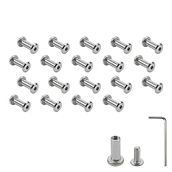 Oedema 20 Pcs Socket Cap Bolts M4×10mm Binding