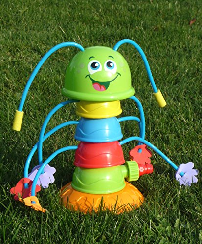 Wigglin' Waterpillar with 8 Sprinkling Water Wiggers