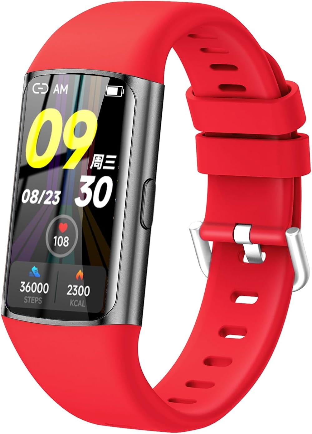 Tipmant Fitness Tracker IP68 Waterproof Heart Rate Pedometer Sleep Monitor