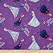 Disney Frozen Sister's Forever Character Toss Purple Fabric