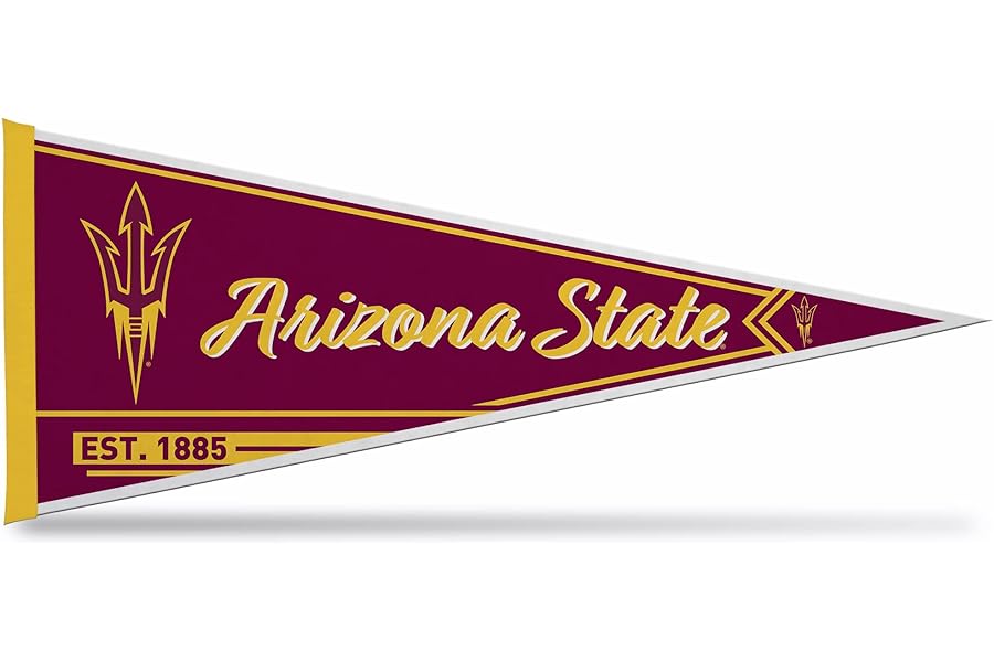 Rico Industries NCAA Classic 12" x 30" Felt Wall Décor Pennant - Great for Home/Bed Room/Man Cave Décor