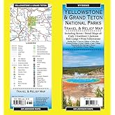 Yellowstone / Grand Teton National Parks, Wyoming Recreation Map