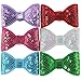 2 Inches Baby Hair Bows For Girls Sequin bow Boutique Appliques With Alligator Clips For Headbands Teens Toddler Children Set Of 20