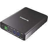 Krisdonia Portable Charger, PD 100W USB C Power Bank 64000mAh Fast Charging External Battery Pack with Dual USB-C PD (100W&65W) & 4 USB-A (QC3.0 18W) for Type-C Laptops, MacBook Pros, XPS, iPad Pro