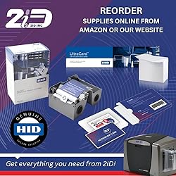 2ID Fargo DTC1250e Single-Sided Badge Printer