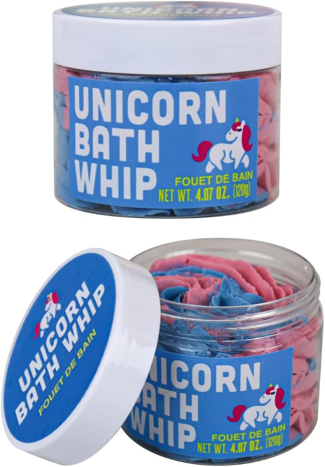 Gift Republic Unicorn Bath Whip Bubblegum Scented Magical Kids Bath Gift