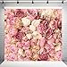 WOLADA Flower Wall Backdrop Floral Back Drop Rose Banner Mothers Day Backdrops for Photography 8x8FT 9604