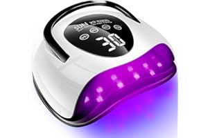 LadyMisty 268W LED UV Light Dryer for Nails Gel Polish with 57 Lamp Beads 4 Timer Setting & LCD Touch Display Screen, Auto Sensor, Professional Nail Lamp