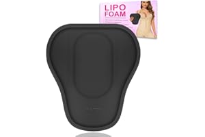 JNATER Ab Board Post Surgery Liposuction - Lipo Foam Ab Board, Abdominal Lipo Compression Board for Tummy Tuck & Liposuction Post Surgery Recovery, Tablas Post Operatorias Para Liposuccion(Black)