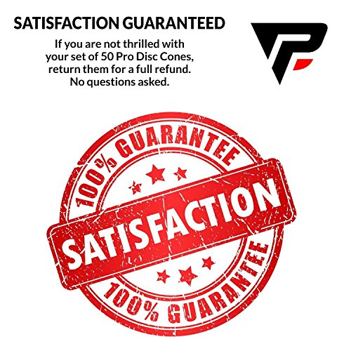 image for Profect Sports Pro Disc Cones (Set of 50) - Agility Soccer Cones with 